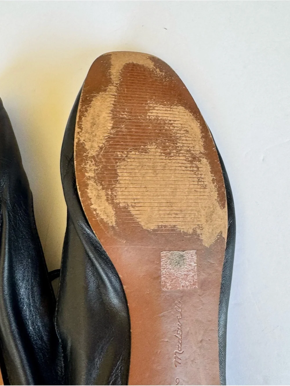 Madewell Shoes Wm 9 Classic Black Leather Mary Jane Ballet Flats The Greta